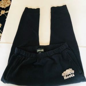Roots, Men’s Size Medium, Black, Original Sweatpants, GUC